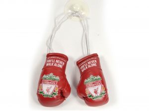 Official Liverpool Car Hanging Boxing Gloves