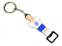 Load image into Gallery viewer, Official England FA Table Football Bottle Opener Keyring
