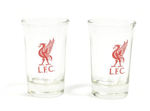 Official Liverpool Shot Glasses - 2 Pack