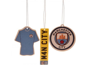 Official Man City 3 Pack Air Freshener