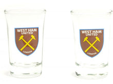 Load image into Gallery viewer, Official West Ham Shot Glasses - 2 Pack
