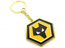 Load image into Gallery viewer, Official Wolves Crest Keyring

