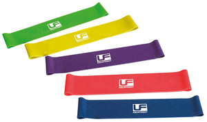 Urban Fitness Resistance Band Loops - Full Set of 5 Strengths