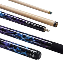 Load image into Gallery viewer, Power Glide Burner Maple Psychedelic Purple Pool Cue