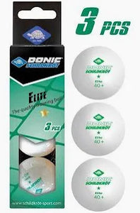 Donic-Schildkroet 1-Star white Elite Ball - 3 Pack