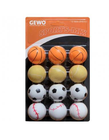 Gewo Sports Mix Table Tennis Balls