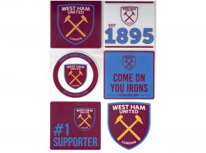 Official West Ham Car Decal Multipack Set