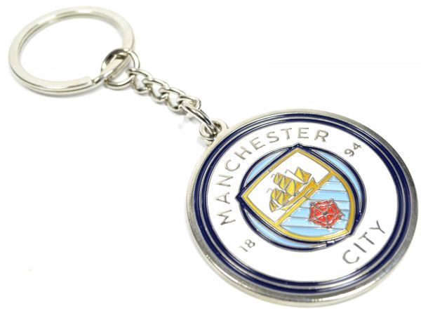 Official Man City Crest Keyring