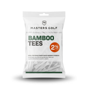 Masters Bamboo 2.125" (Short) Golf Tees - Bag of 25
