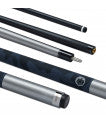 Load image into Gallery viewer, PowerGlide Emanate Carbon Pool Cue 13mm Titanium
