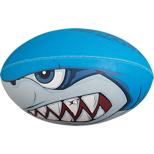 Gilbert Shark Rugby Ball - Size 5